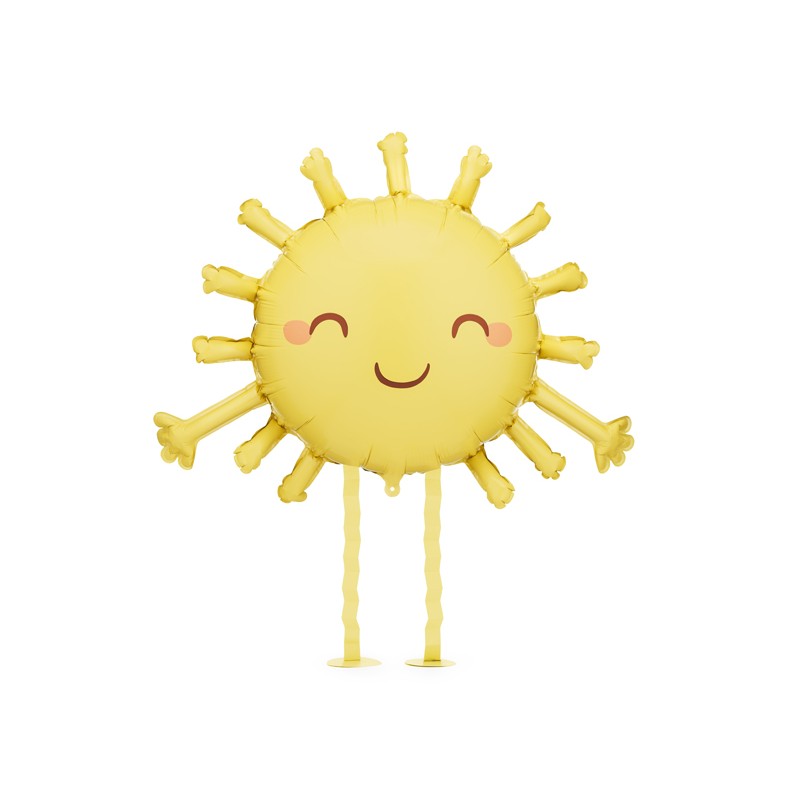 Gående Sol Folieballon