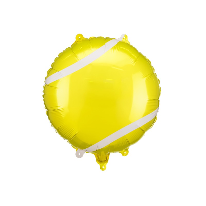 Tennisbold Folieballon - 1 stk (35 cm) | Tennis Folieballoner - Temashop