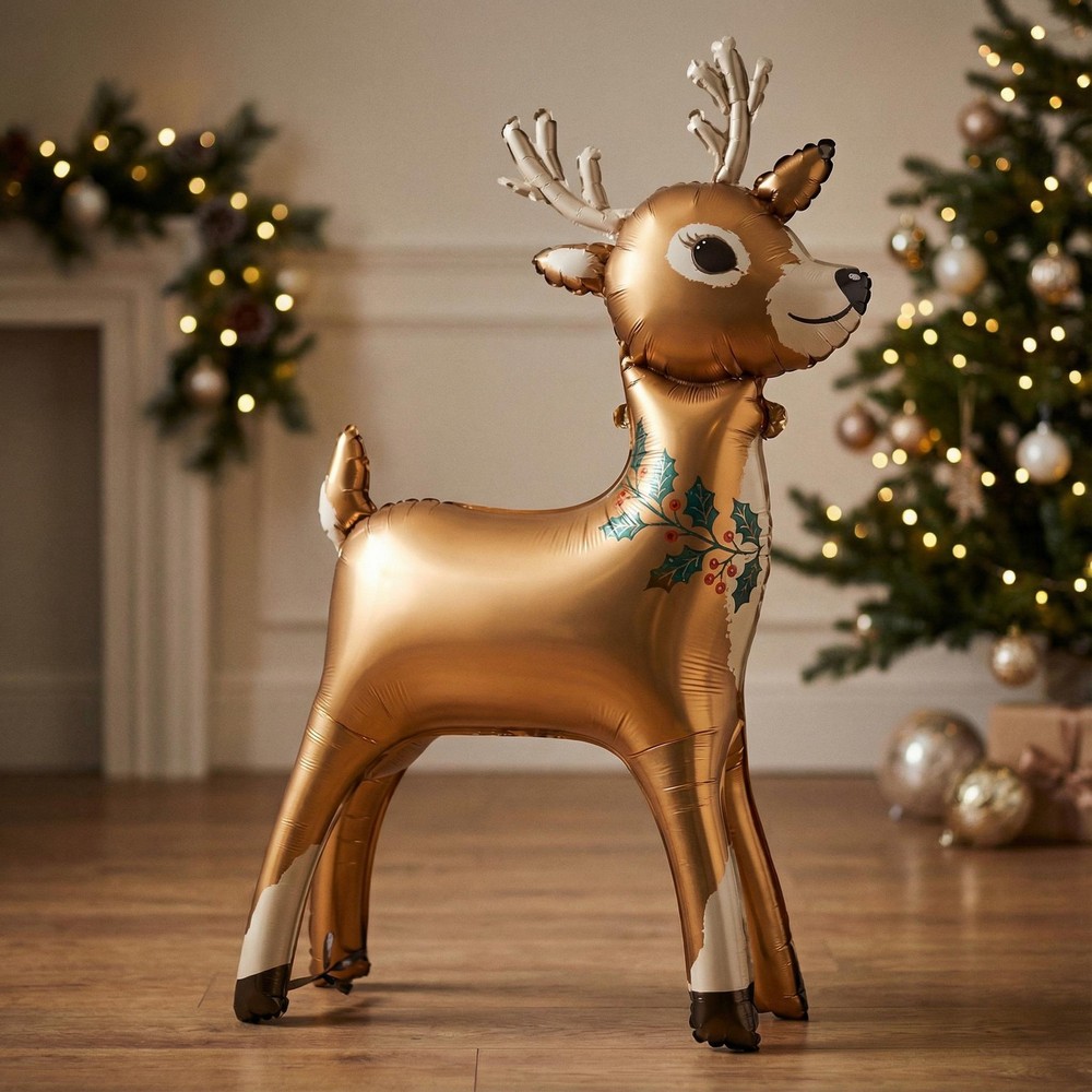 Jule Rensdyr Folieballon