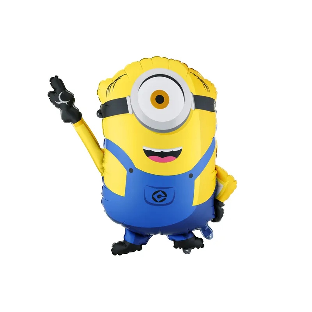 Minions Mel Folieballon - 1 stk (72 x 64 cm) | Minions Folieballoner - Temashop