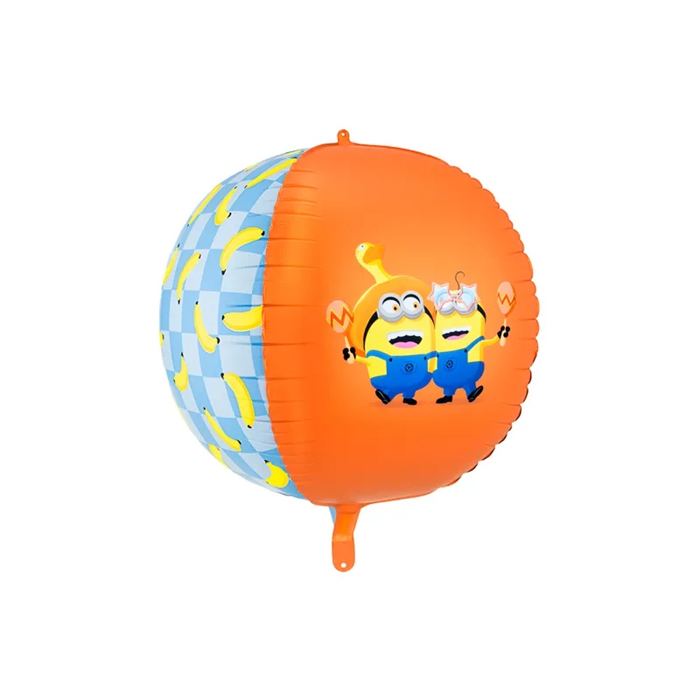 Minions Kugle Folieballon - 1 stk (75 cm) | Minions Folieballoner - Temashop