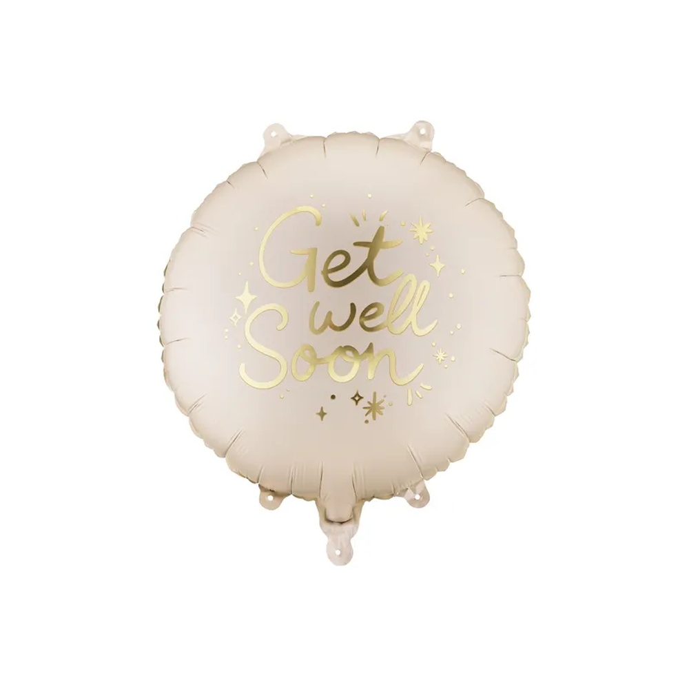 Get Well Soon Rund Folieballon