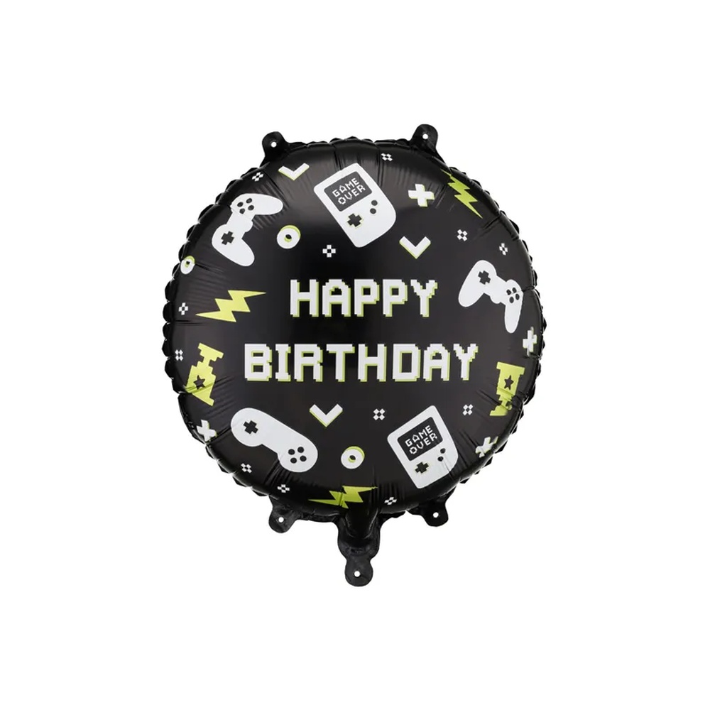 Happy Birthday Gamer Folieballon