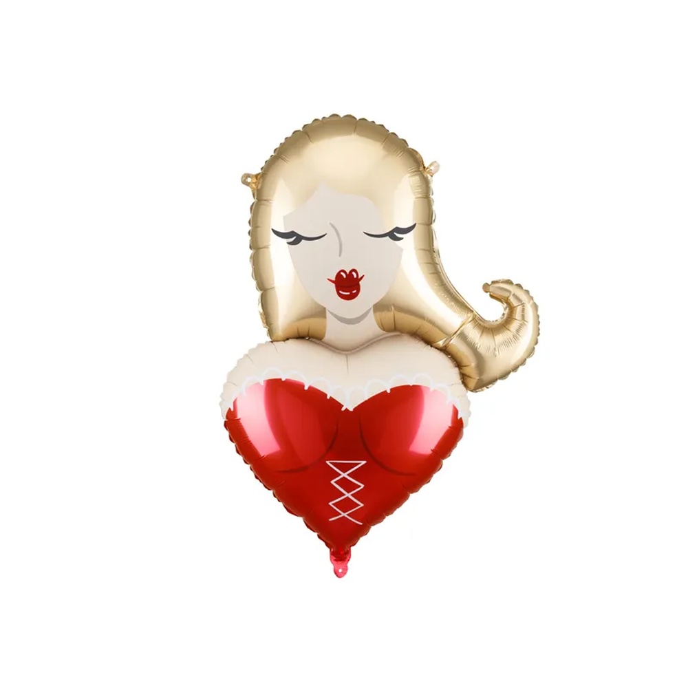 Blond Kvinde Folieballon