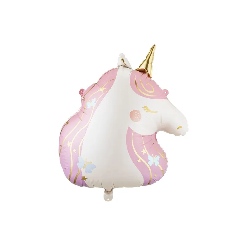Enhjørning Folieballon Lyserød