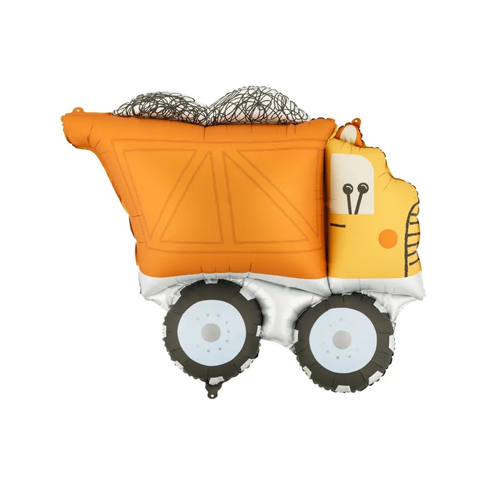 Lastbil Folieballon - 1 stk (87 x 69 cm) | Monstertruck Folieballoner - Temashop