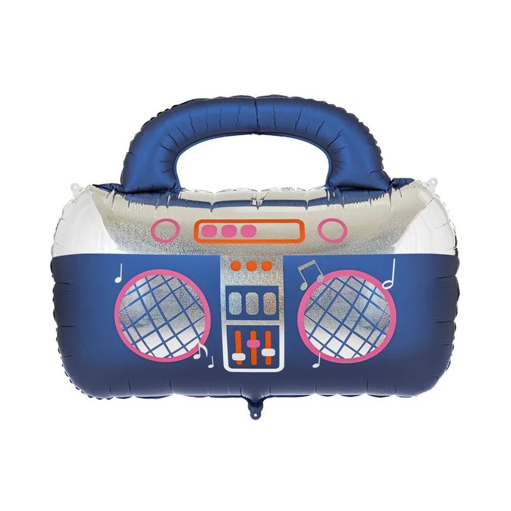 Boombox Folieballon Navyblå