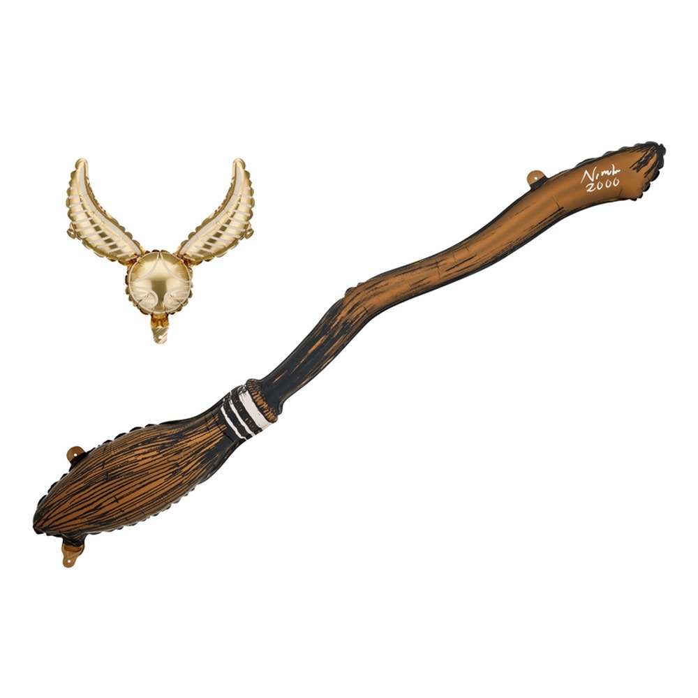 Harry Potter® Nimbus 2000 og Det Gyldne Lyn Folieballoner