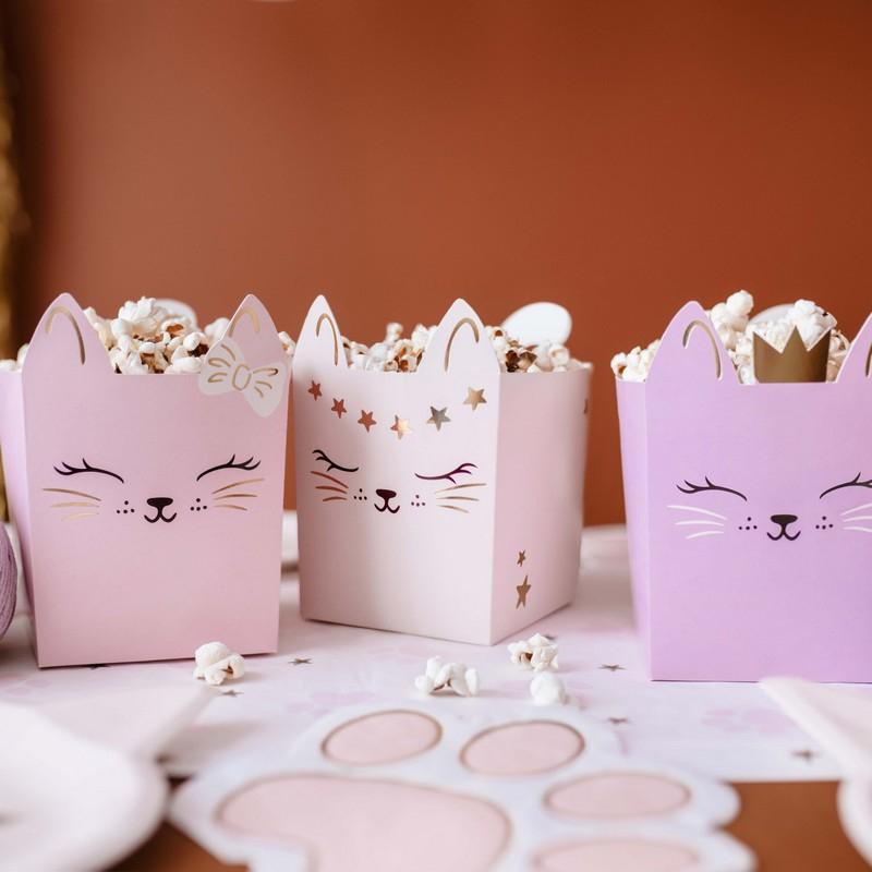 Katte Snackbægre - 3 stk (10 x 14 cm) | Kat Bægre - Temashop
