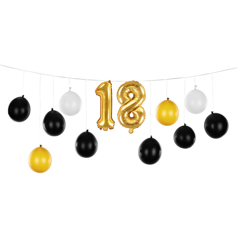 18 Års Ballonguirlande