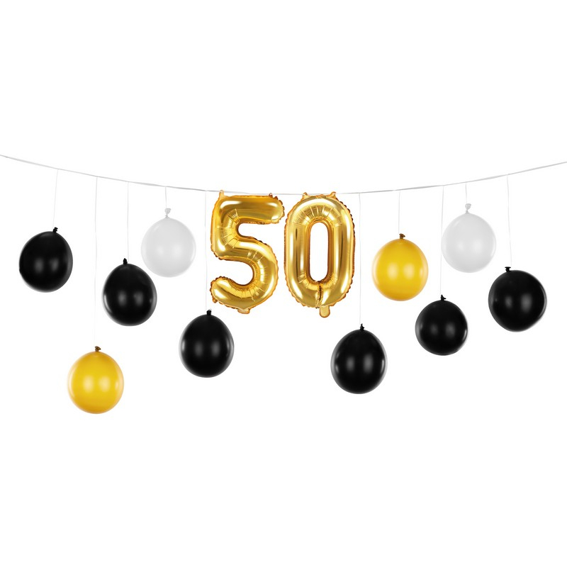 50 Års Ballonguirlande
