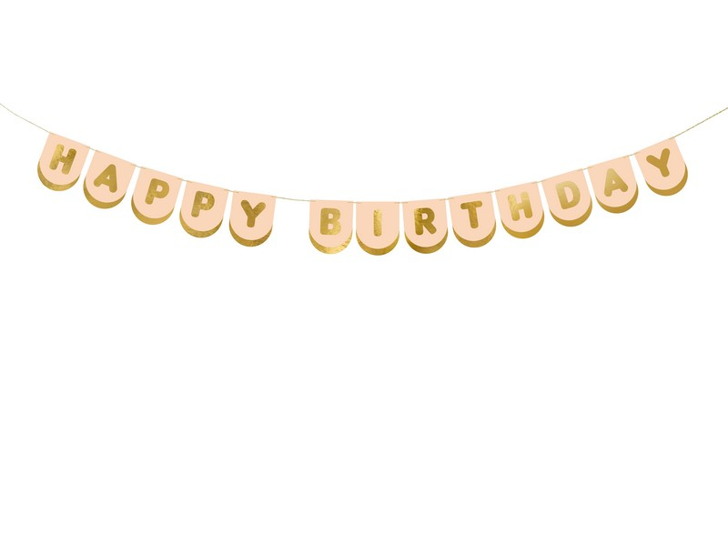 Hest Happy Birthday Guirlande