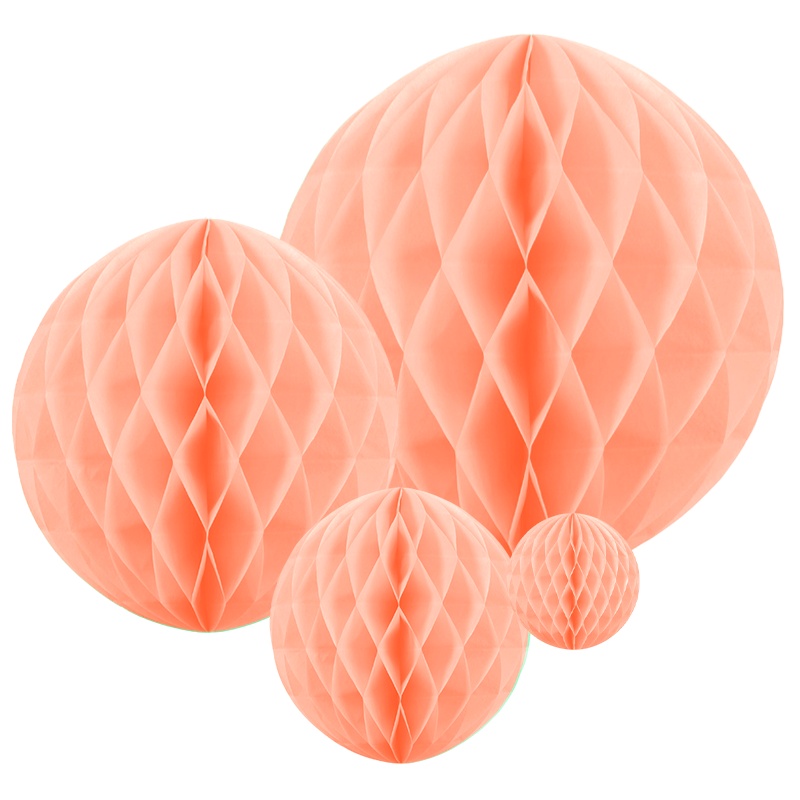 Rund Honeycomb Fersken