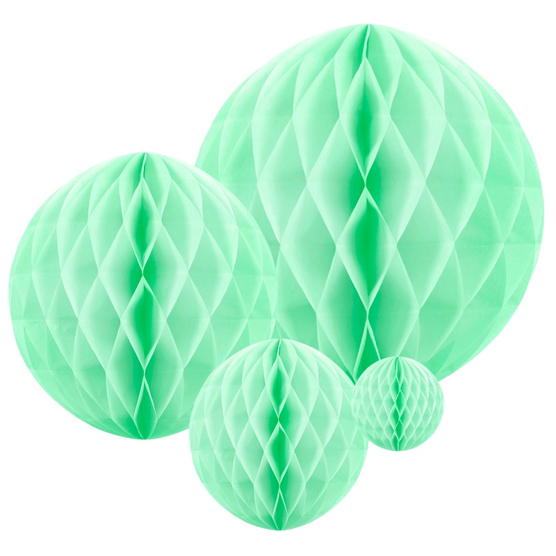 Rund Honeycomb Pistaciegrøn