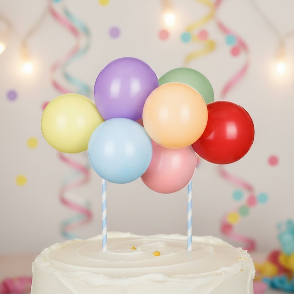 Ballon Kagetopper Regnbue - 1 pakke (29 cm) - Temashop