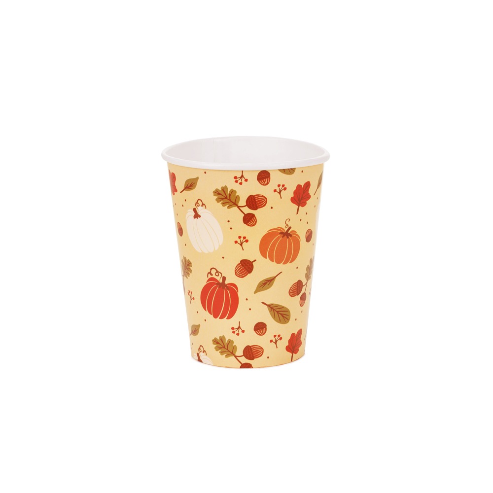 Græskar Og Agern Papkrus - 6 stk (250 ml) | Græskar Krus - Temashop