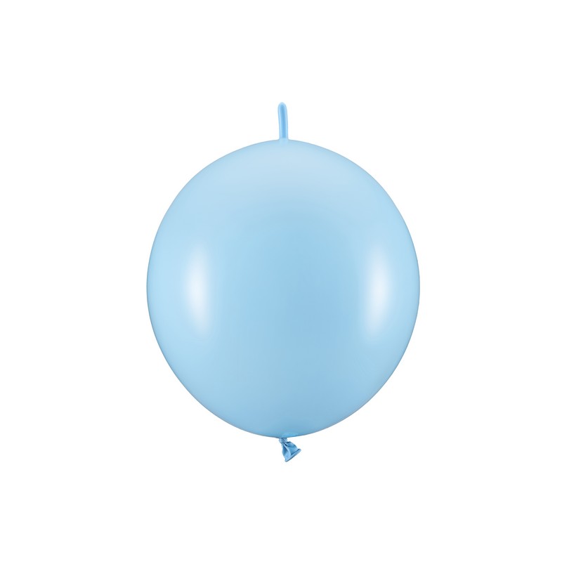 Linking Balloner Lyseblå 28 cm - 20 stk (28 cm) | Blåt tema Latexballoner - Temashop