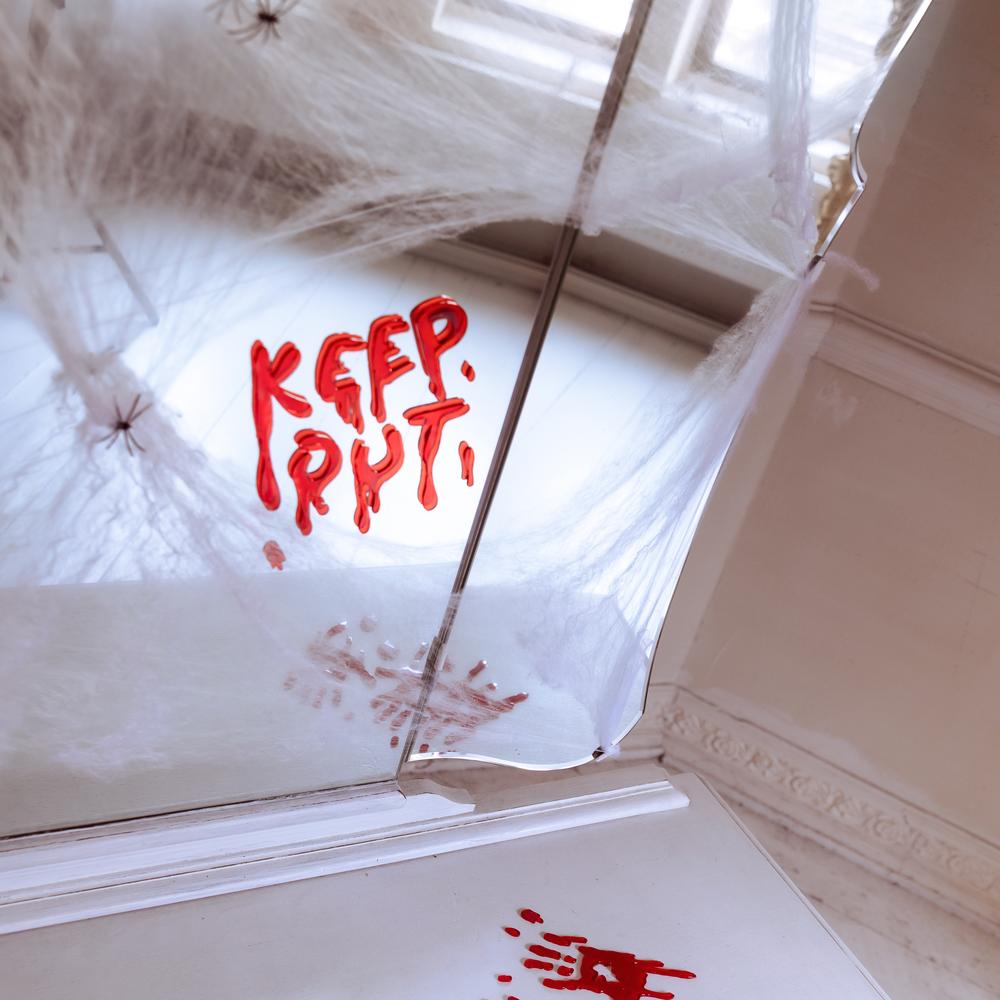Keep Out Vinduesklistermærker Rød