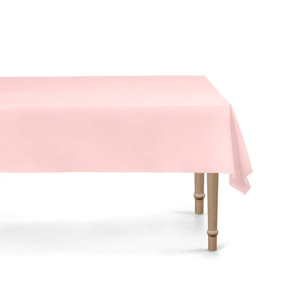 Plastdug Lyserød - 1 stk (137 x 183 cm) | Lyserødt Tema Duge - Temashop