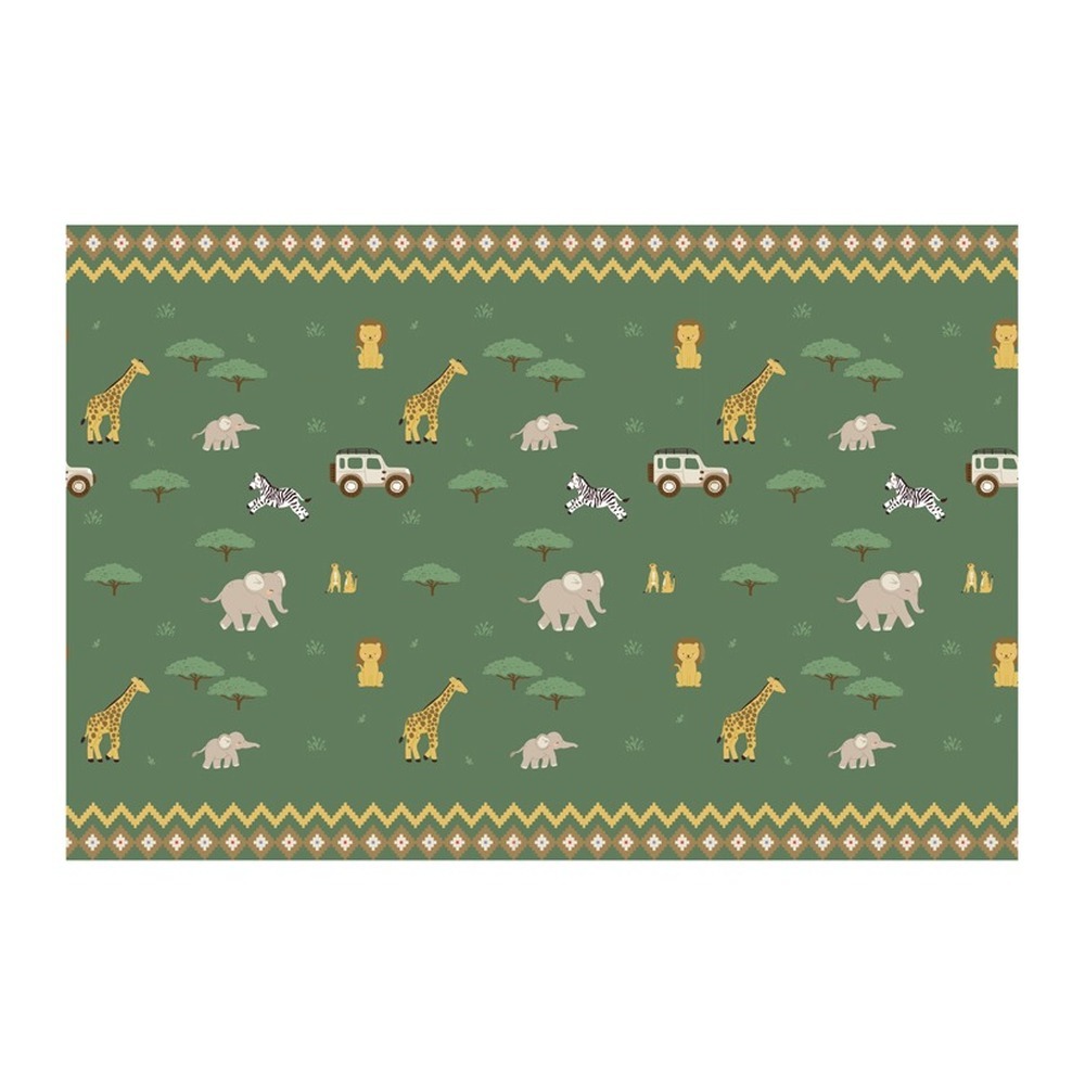 Safari Dug Grøn - 1 stk (180 x 120 cm) | Safari Duge - Temashop
