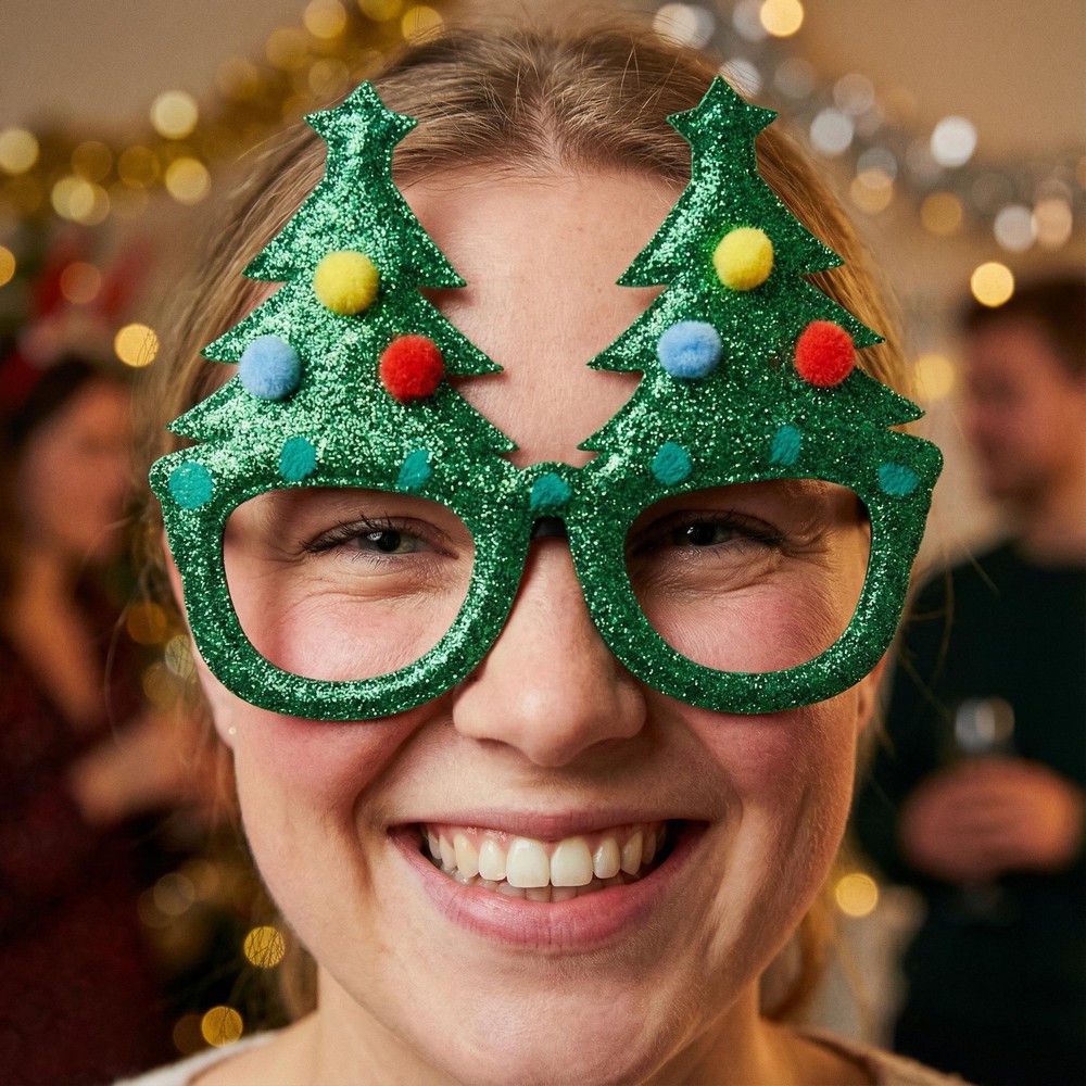 Glimmer Juletræ Briller | Juletræ Briller - Hovedtilbehør - Temashop