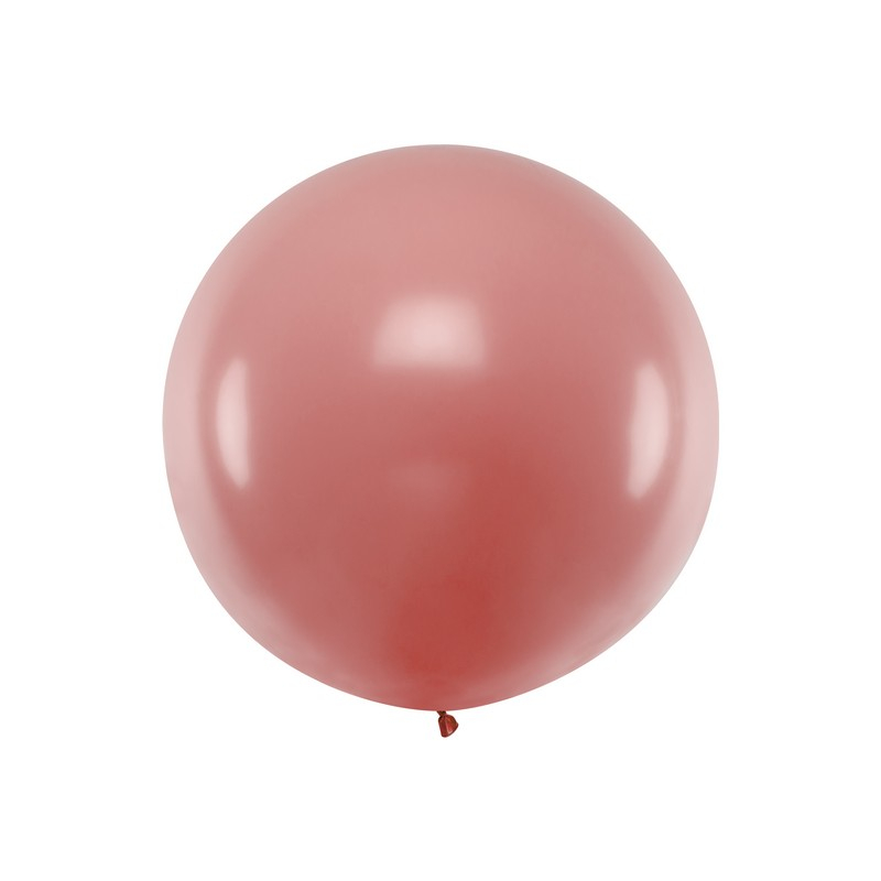 Stor Rund Ballon Wild Rose - 1 stk (100 cm) - Temashop