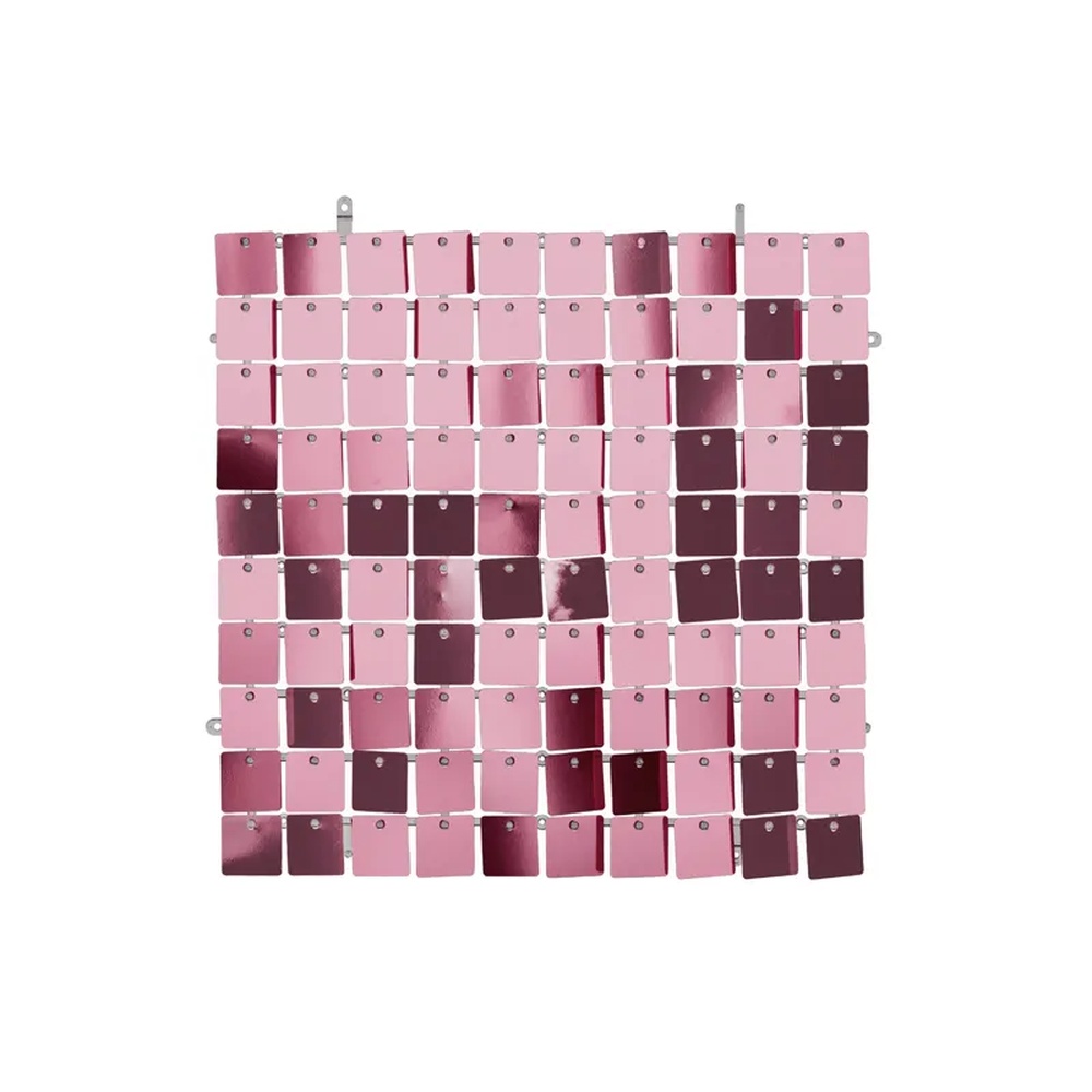Vægpanel Lyserød - 1 stk (30 x 30 cm) | Pink tema Vægbaggrunde - Temashop