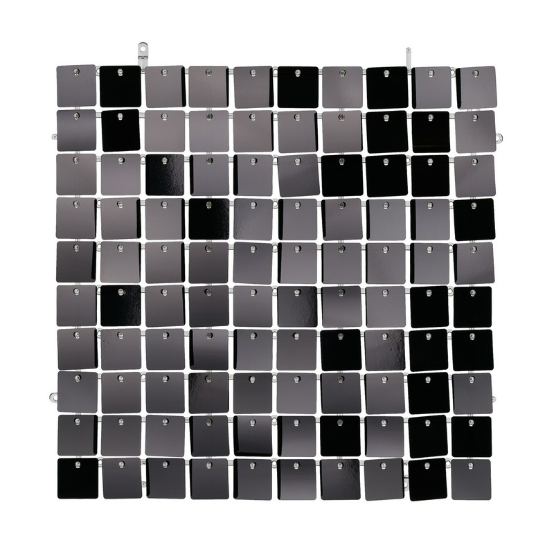 Vægpanel Sort - 1 stk (30 x 30 cm) | Sort tema Vægbaggrunde - Temashop