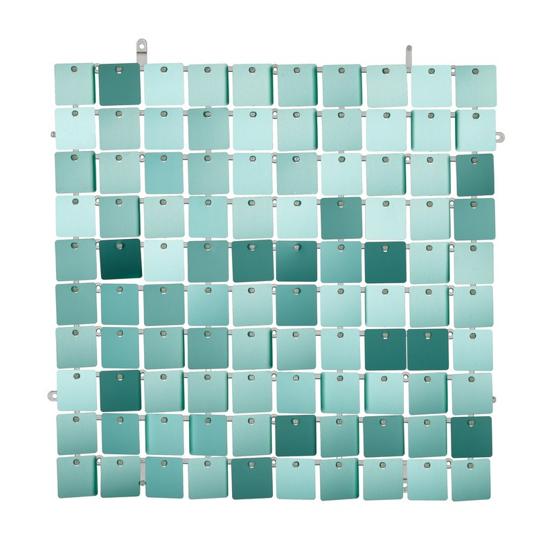 Vægpanel Turkis - 1 stk (30 x 30 cm) | Turkis Tema Vægbaggrunde - Temashop