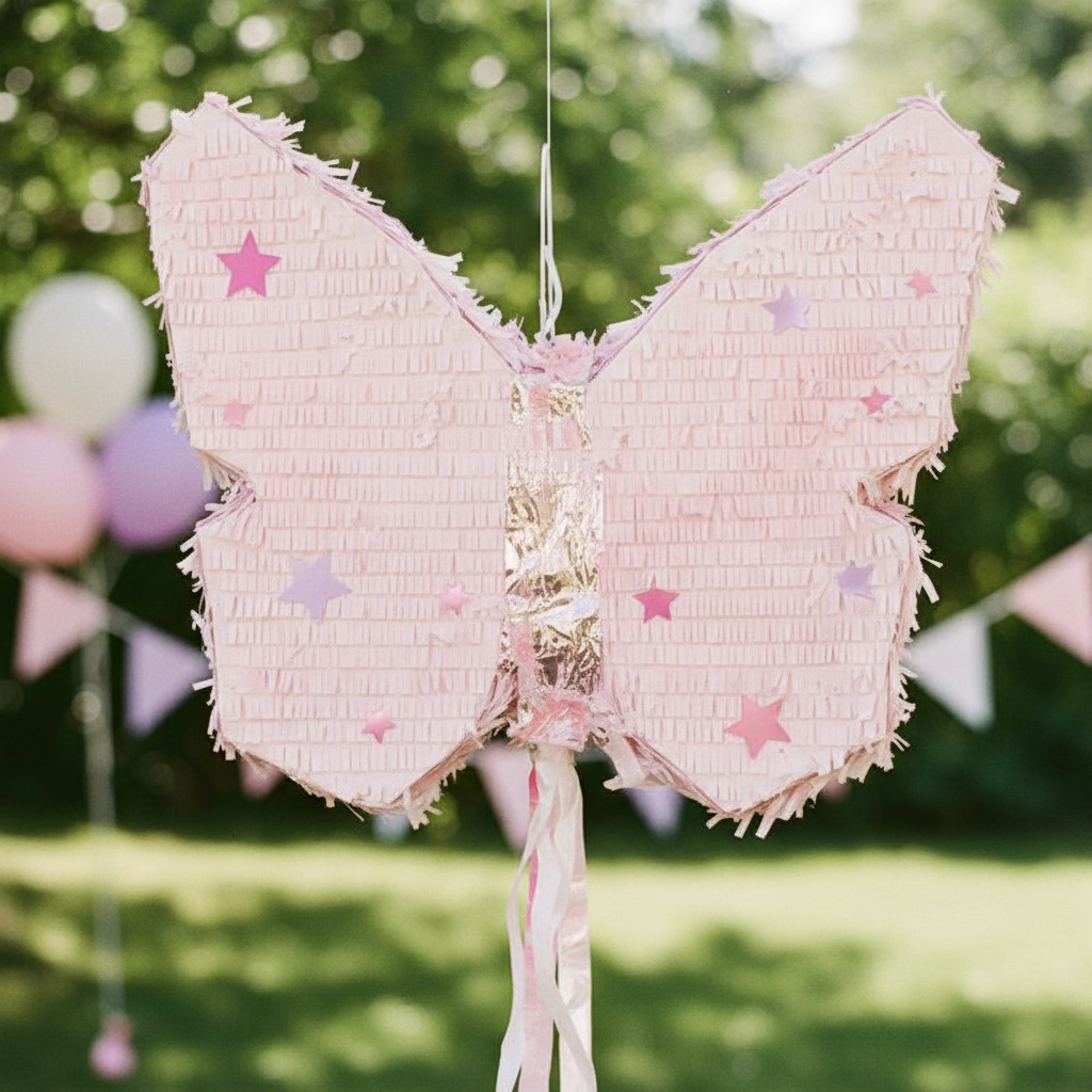 Sommerfugl Piñata - 1 stk (58 x 48 x 10 cm) | Sommerfugl Pinata - Temashop