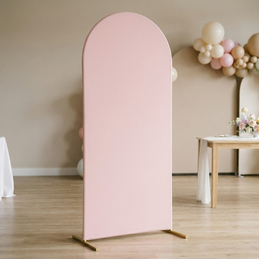 Overtræk Til Backdrop Stativ Lyserød - 1 stk (150 x 80 cm) | Pink tema Ramme - Temashop