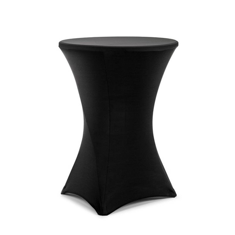 Bord Overtræk Sort - 1 stk (80 x 110 cm) | Sort tema Bordskørt - Temashop