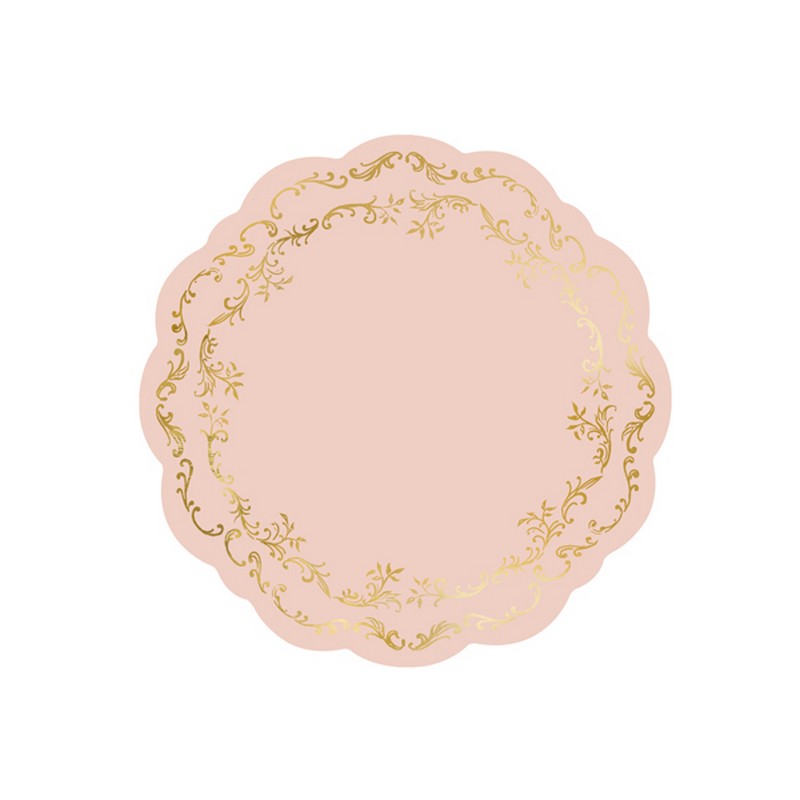 Ornament Dækkeservietter Lyserød