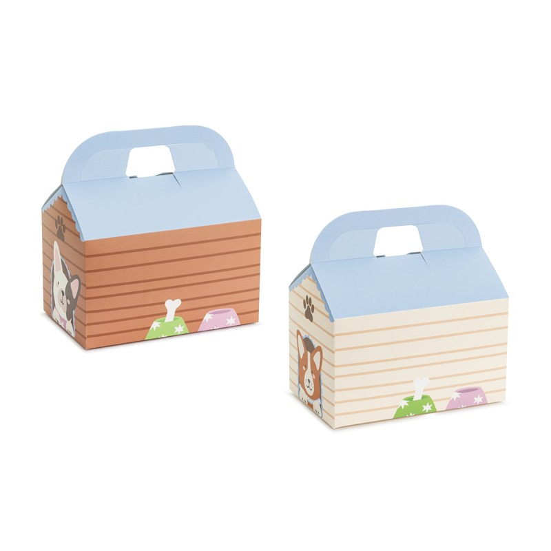 Hundehus Kageæsker - 6 stk (15,5 x 10 x 16 cm) | Hund Æsker - Temashop
