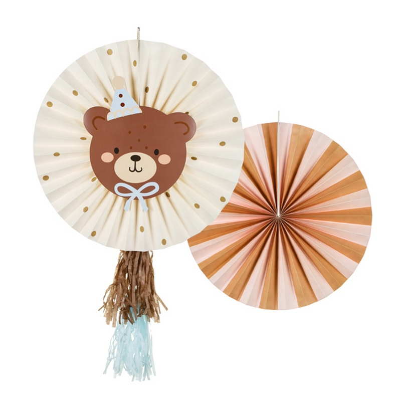 Bamse Rosetter - 2 stk (30 cm & 35 cm ) | Bjørn Vifter / Rosetter - Temashop