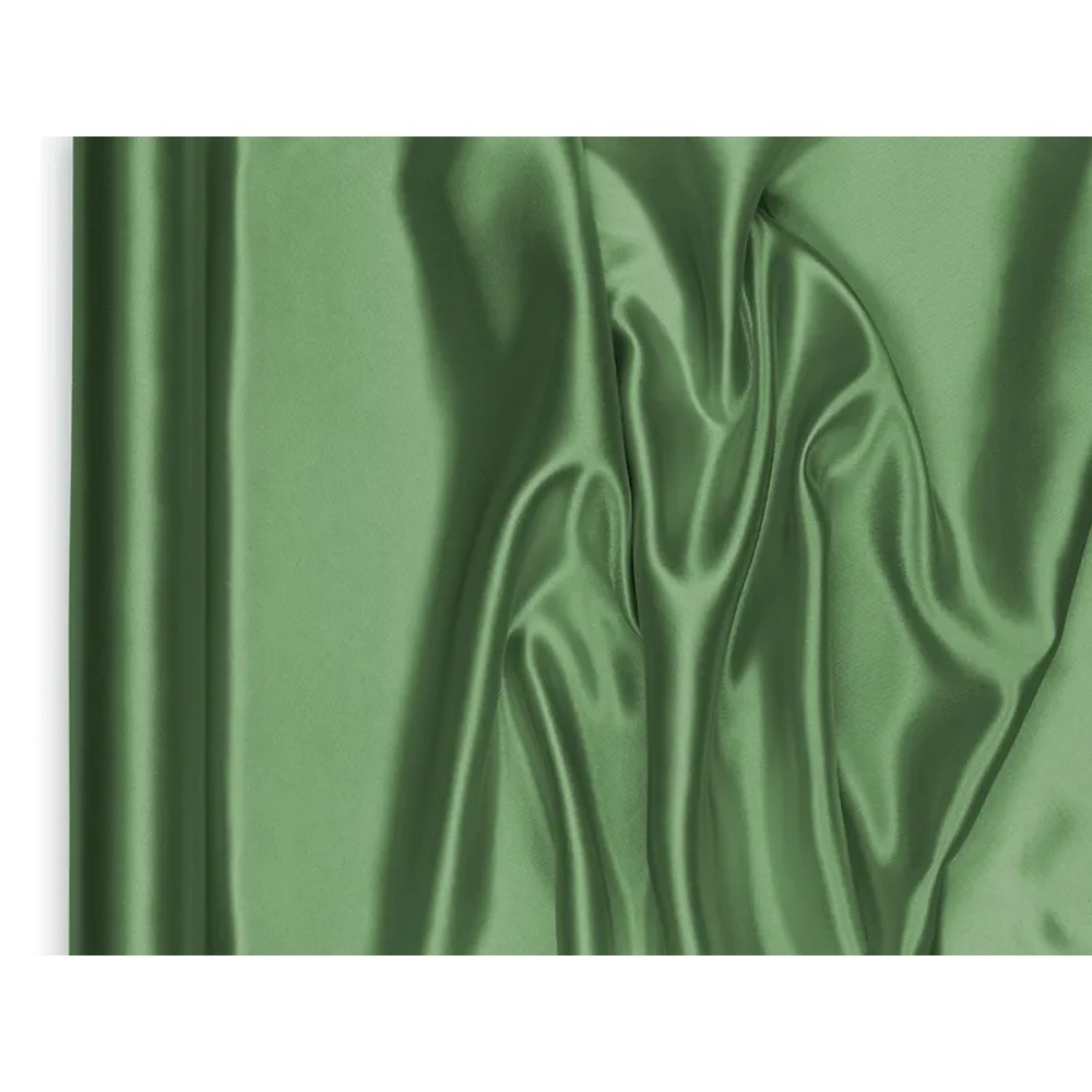 Satin Stofrulle Flaskegrøn - 1 stk (36 cm x 9m) | Grønt tema Stof / tekstil - Temashop