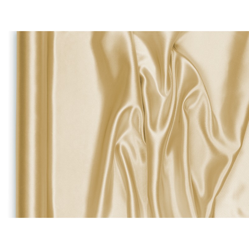Satin Stof Bordløber Guld - 1 stk (48 x 900 cm) | Guld tema Stof / tekstil - Temashop