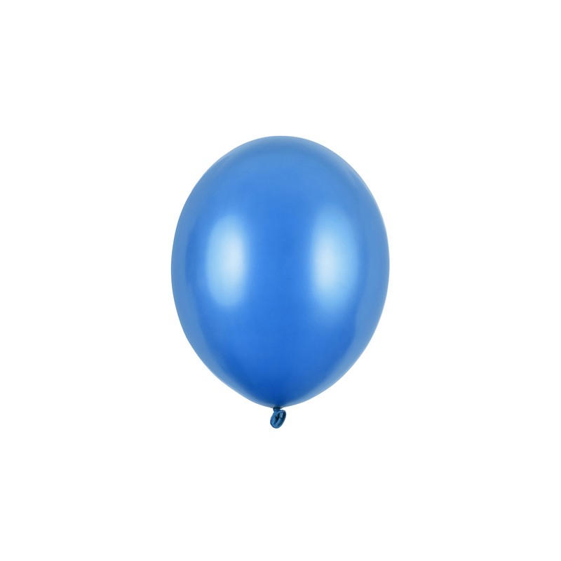 Balloner Metallic Cornflower Blue - 100 stk (23 cm) | Blåt tema Latexballoner - Temashop