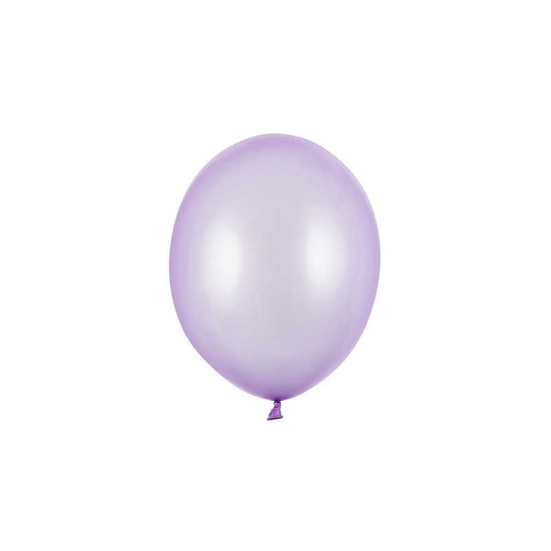 Balloner Metallic Wisteria - 100 stk (23 cm) | Lilla tema Latexballoner - Temashop