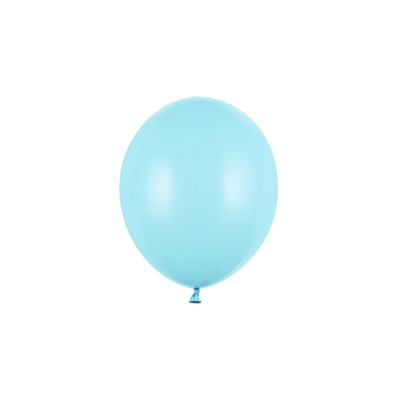 Balloner Pastel Lyseblå - 100 stk (23 cm) | Blåt tema Latexballoner - Temashop