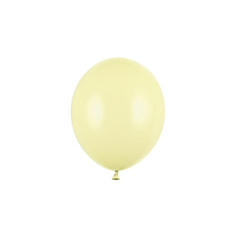 Balloner Pastel Light Yellow - 100 stk (23 cm) | Gul tema Latexballoner - Temashop