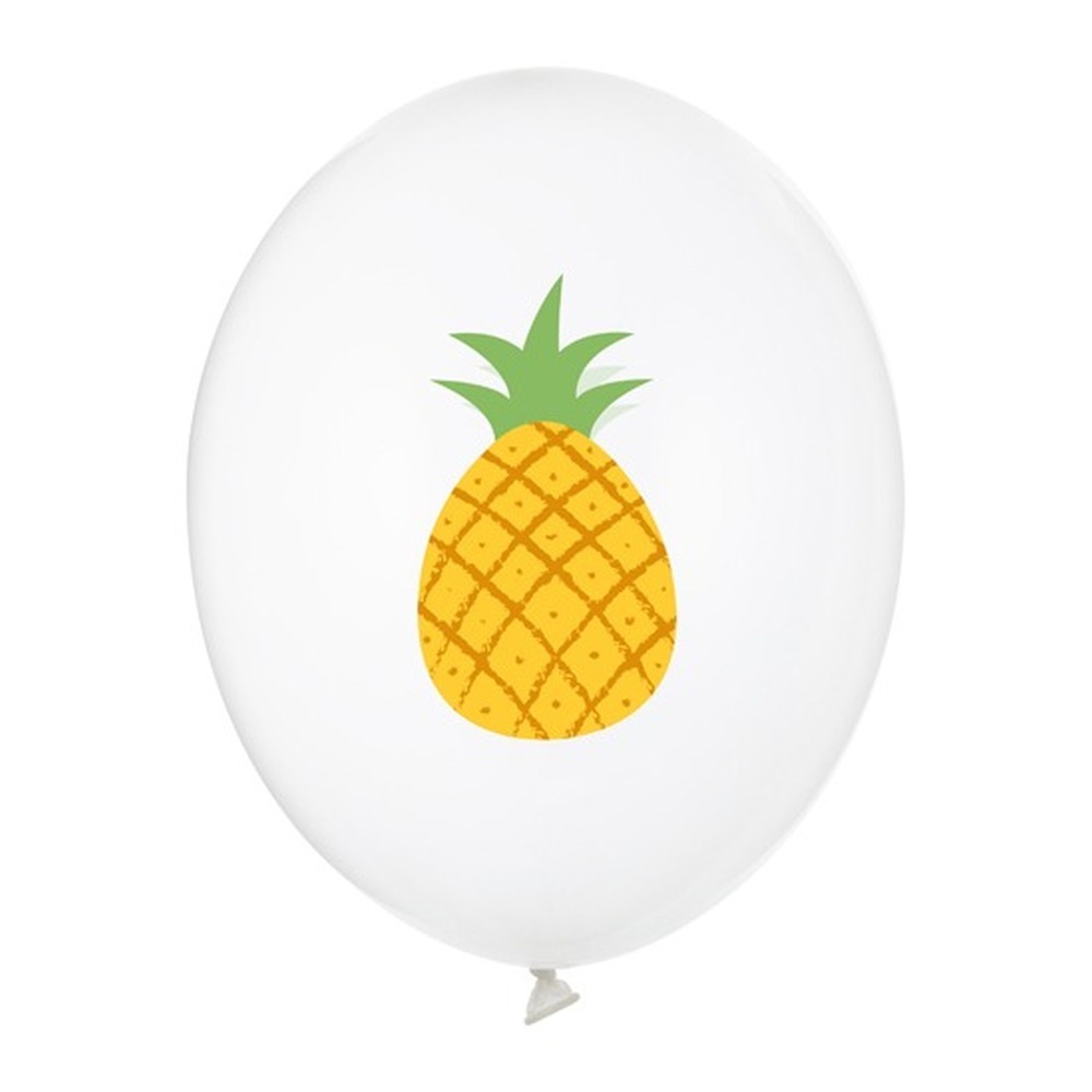 Ananas Latexballoner Transparent