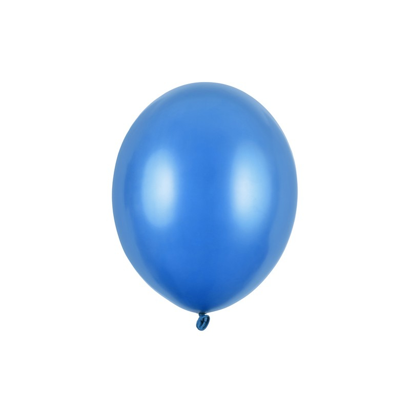 Latexballoner Metallic Cornflower Blue - 100 stk (30 cm) | Blåt tema Latexballoner - Temashop