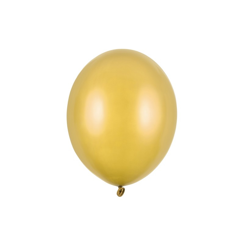Latexballoner Metallic Gold - 50 stk (30 cm) | Guld tema Latexballoner - Temashop