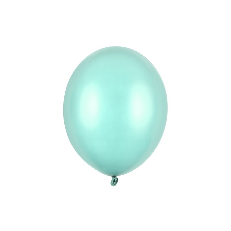 Latexballoner Metallic Mint Green - 50 stk (30 cm) | Mint Tema Latexballoner - Temashop