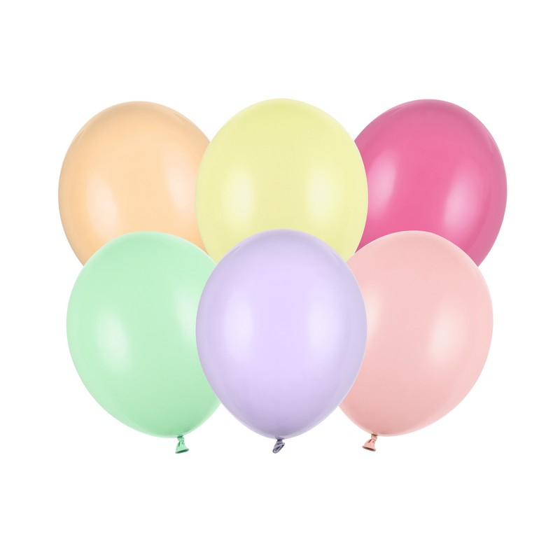 Latexballoner Pastel Mix - 50 stk (30 cm) - Temashop