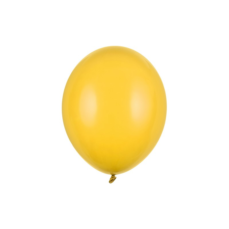 Latexballoner Pastel Honey Yellow - 100 stk (30 cm) | Gul tema Latexballoner - Temashop
