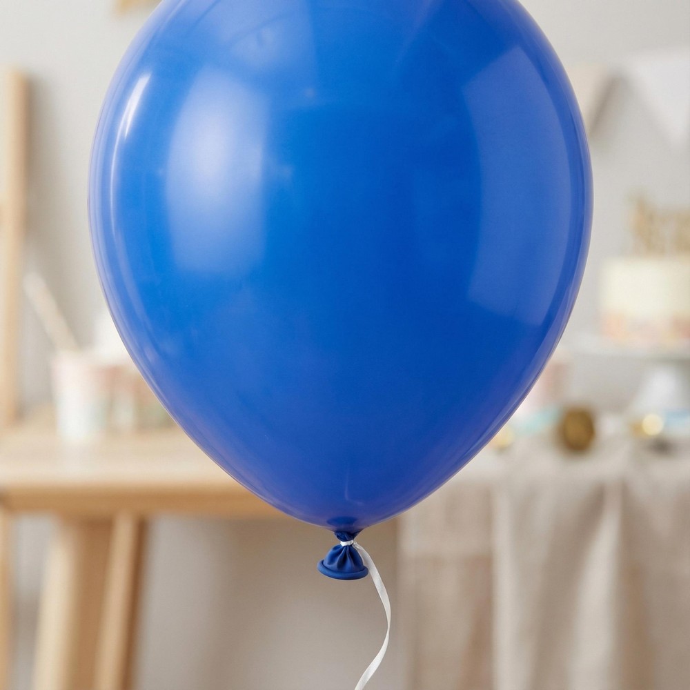 Latexballoner Blå - 100 stk (30 cm) | Blåt tema Latexballoner - Temashop