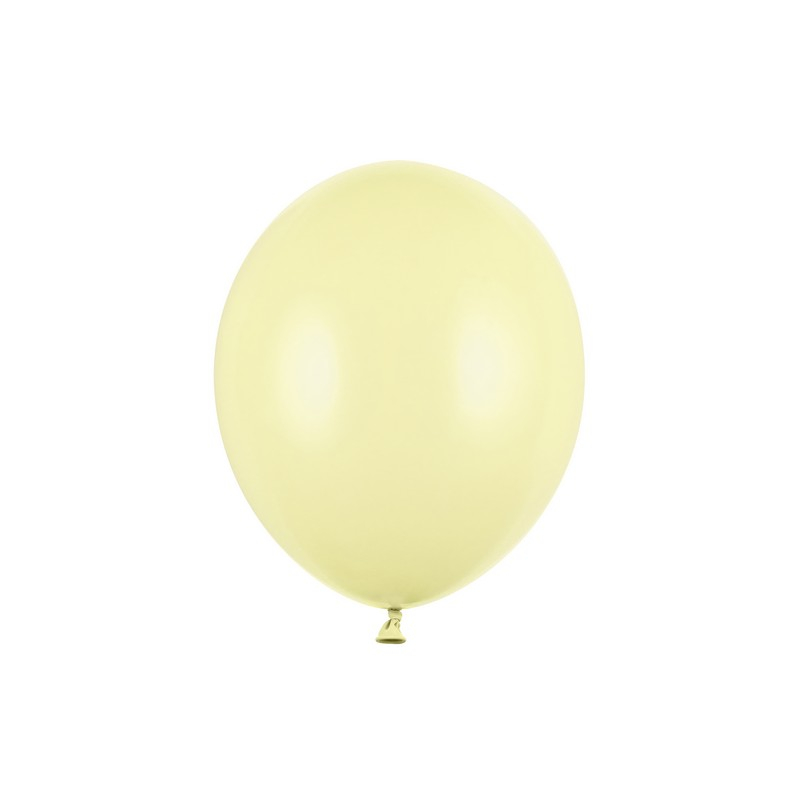 Latexballoner Pastel Light Yellow - 10 stk (30 cm) | Gul tema Latexballoner - Temashop