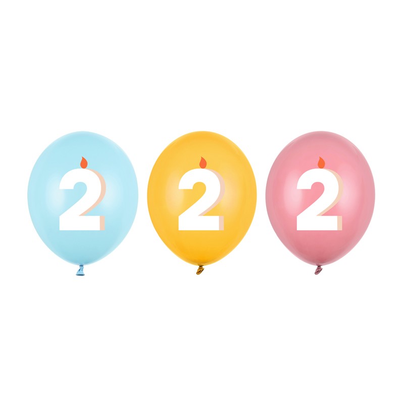 2 Års Fødselsdag Latexballoner